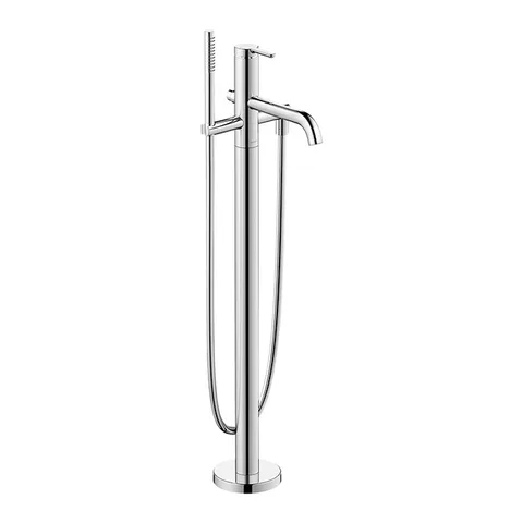 Duravit C.1 Смеситель для ванны, напольный, h=914мм с ручным душем, цвет: хром