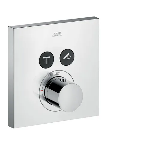 AX ShowerSelect Встраиваемый термостат для душа, 2 потреб, (внешняя часть), цвет: хром