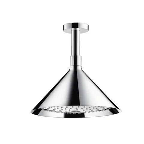 AX ShowerCollection Верхний душ 240, Ø 279мм, 2 jet с держателем, потолочный монтаж дизайн Front, цвет: хром
