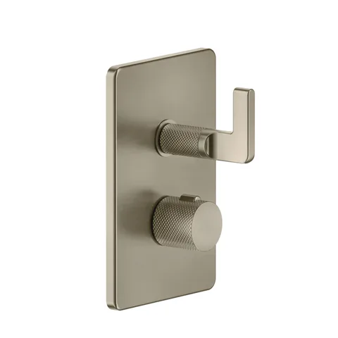 GESSI INCISO Термостатический смеситель на 3 источника (внешняя часть), цвет: Finox Brushed Nickel