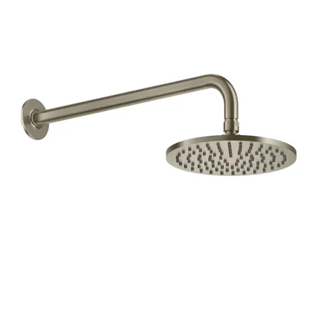 GESSI INCISO Душевая головка настенная, шарнирная на 1/2”,  Ø200мм, цвет: Finox Brushed Nickel