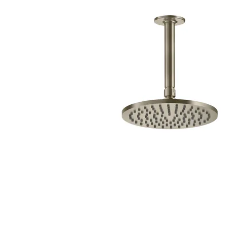 GESSI INCISO Потолочная душевая головка шарнирная на 1/2", Ø200 мм, цвет: finox