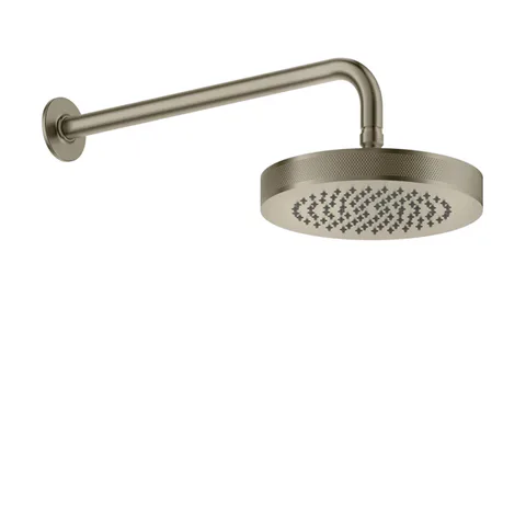 GESSI INCISO Душевая головка настенная, шарнирная на 1/2”,  Ø218мм, цвет: finox