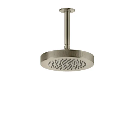 GESSI INCISO Потолочная душевая головка шарнирная на 1/2",Ø218 мм, цвет: finox
