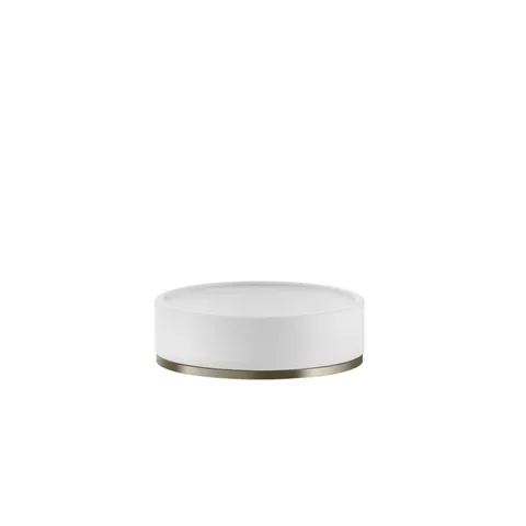 GESSI INCISO Мыльница настольная, цвет: белый/finox