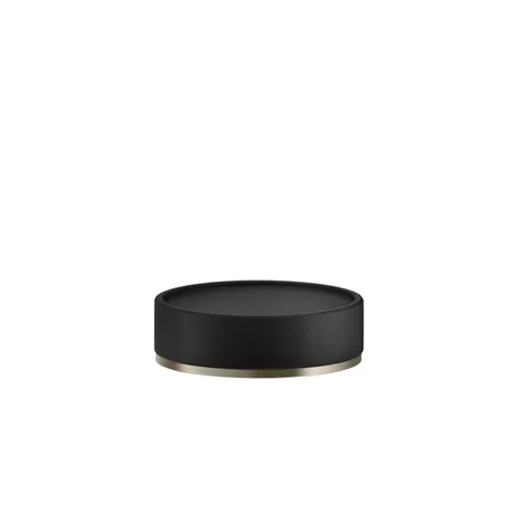GESSI INCISO Мыльница настольная, цвет: черный/finox