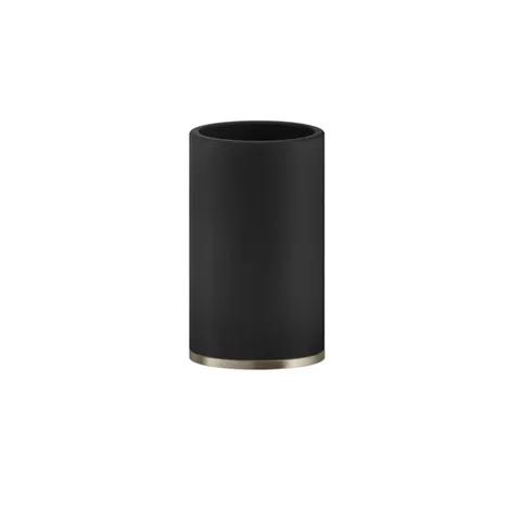 GESSI INCISO Стакан настольный, цвет: черный/finox