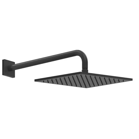 GESSI Rilievo Душевая головка шарнирная для настенного крепления 250x250 мм на 1/2", цвет: nero XL