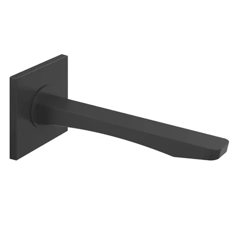 GESSI Rilievo Настенный излив на 1/2”, комбинируемый с удаленным управлением (не входит в комплект)., цвет: nero XL