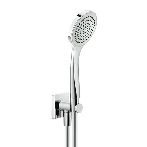 GESSI Rilievo Душевой комплект, состоящий из вывода воды на1/2", держателя, шланга 1,50 м и душевой лейки, цвет: хром