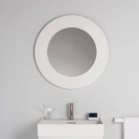 Laufen Kartell Зеркало круглое d=780мм, настенное, без подсветки, цвет: белый