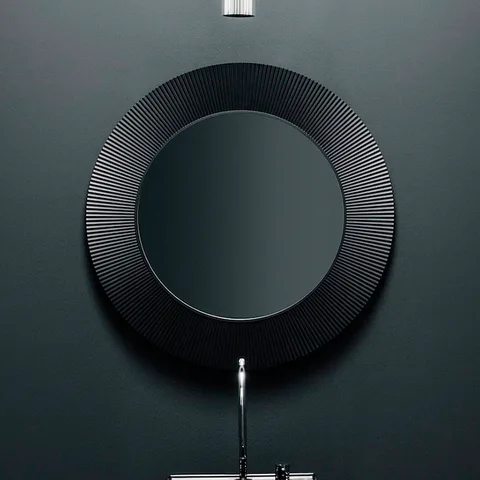 Laufen Kartell Зеркало круглое d=780мм, настенное, без подсветки, цвет: черный
