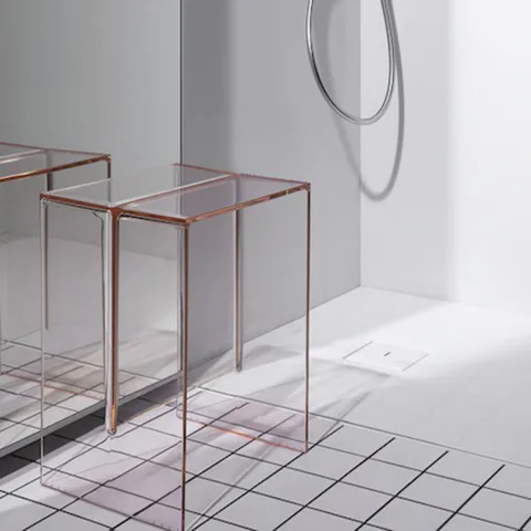 Laufen Kartell Табурет, 330х280х465мм, пластик, цвет: пудровый розовый