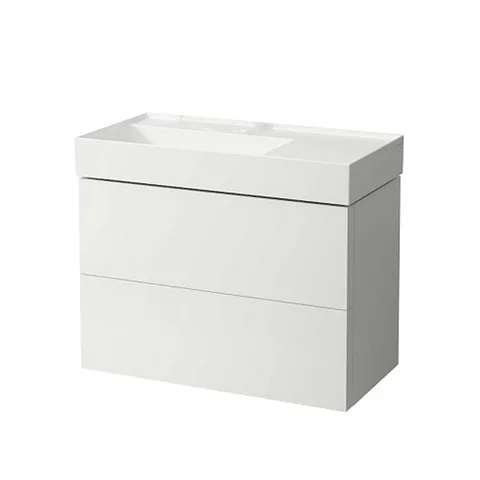 Laufen Kartell Раковина 900х460х120мм без перелива, без отв. под смеситель, цвет: белый