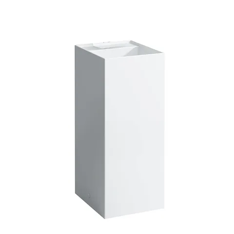 Laufen Kartell Свободност раковина 375х435х900мм без перелива, без отв. под смеситель, с покр. LLC, цвет: белый