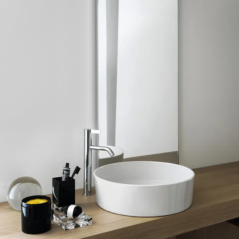 Laufen Kartell Раковина-чаша круглая 420х420х120мм без перелива, без отв. под смеситель, цвет: белый