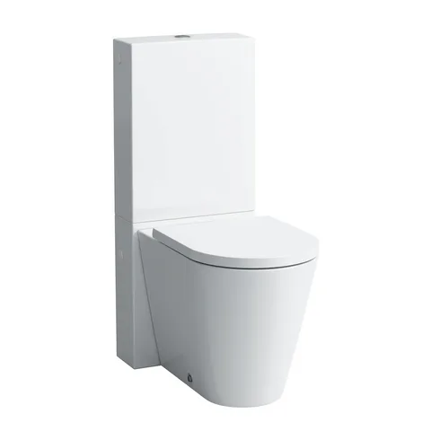 Laufen Kartell Бачок напольный для приставного унитаза с механизмом слива, подвод воды слева вверху цвет: белый (СНЯТ с пр-ва 2024г)