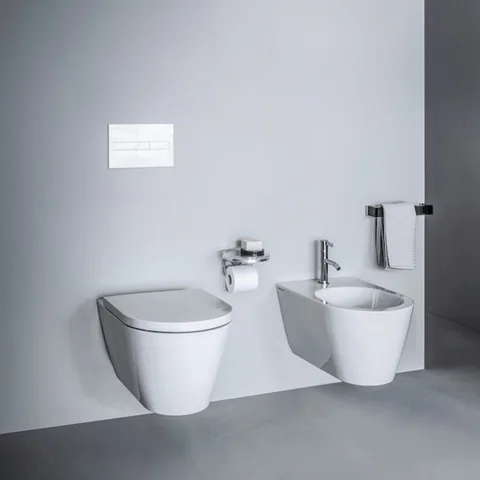 Laufen Kartell Биде подвесное 545х370х290мм, с 1 отв. под смеситель, без боковых отв, с покр. LLC, цвет: белый