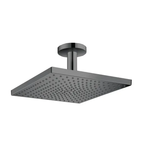 HG Raindance Верхний душ, 300х300мм, 1 jet, потолочный держателем, цвет: шлифованный черный хром