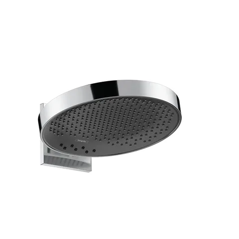 HANSGROHE RAINFINITY Верхний душ Ø360 мм., настенное крепление, 3 jet, цвет графит/хром