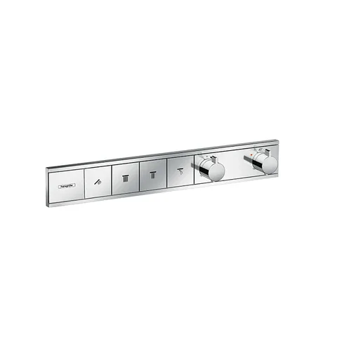 HG RainSelect Встраиваемый термостат для душа, 4 источника (внешняя часть), цвет: хром