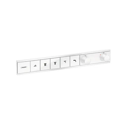 HG RainSelect Встраиваемый термостат для душа, 5 источников (внешняя часть), цвет: белый матовый