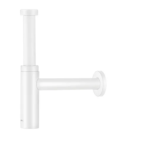 HG Flowstar Сифон для раковины, дизайнерский, 1/4’ от стены 330 мм, цвет: белый матовый