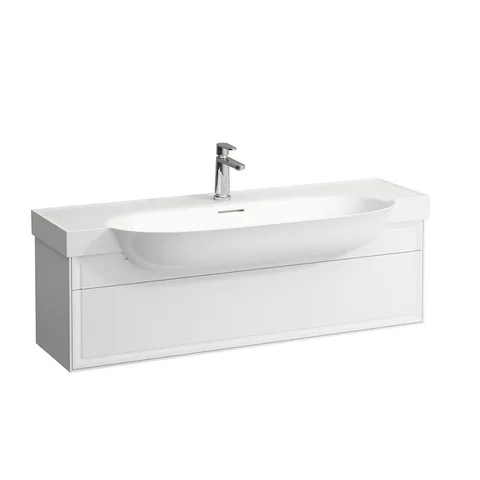 Laufen New Classic База под раковину подвесная , 1180х320х340 мм, 1 ящик, цвет белый глянцевый (для раковины 813858)