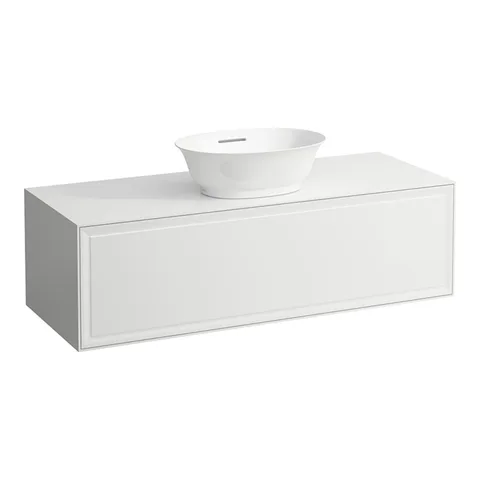 Laufen New Classic База под раковину подвесная , 1180х450х350 мм, 1 ящиком, цвет белый глянец (для раковины 812852, 812853)
