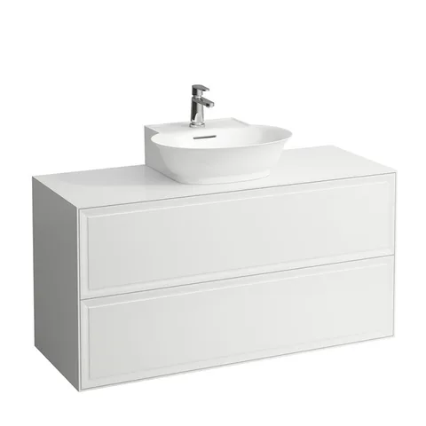 Laufen New Classic База под раковину подвесная , 1180х450х600 мм, 2 ящика, цвет белый глянцевый (для раковины 816852)