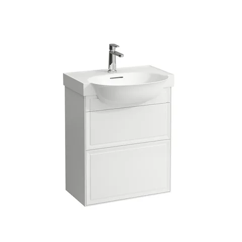 Laufen New Classic База под раковину подвесная , 580х320х670 мм, 2 ящика, цвет белый глянцевый (для раковины 813853)