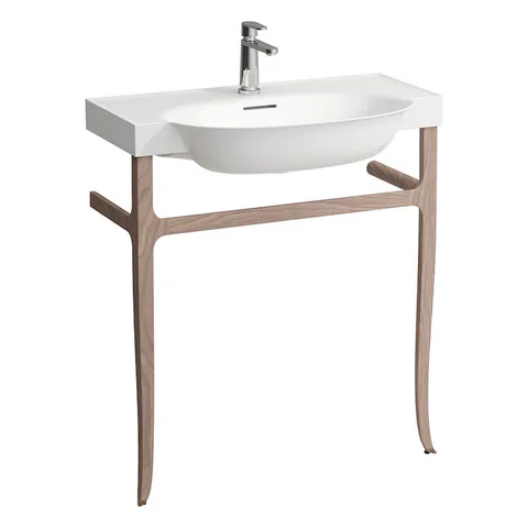 Laufen New Classic Раковина накладная овальная 800х480х75 мм, с 1 отв под смес,с переливом, цвет белый (последнюю 1 шт продаем с 4.0604.1.085.628.1!)