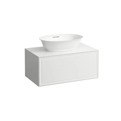 Laufen New Classic База под раковину подвесная , 780х450х350 мм, 1 ящик, цвет белый глянцевый (для раковины 812852, 812853) (СПЕЦЦЕНА!)