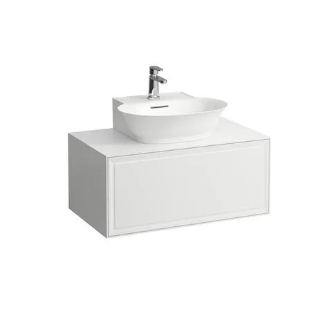 Laufen New Classic База под раковину подвесная , 780х450х350 мм, 1 ящиком, цвет белый глянцевый  (для раковины 816852)