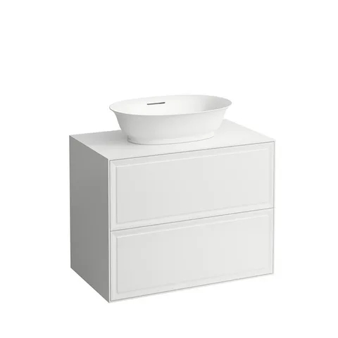 Laufen New Classic База под раковину подвесная , 780х450х350 мм, 2 ящика, цвет белый глянцевый (для раковины 812852, 812853)
