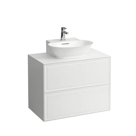 Laufen New Classic База под раковину подвесная , 780х450х600 мм, 2 ящиками, цвет белый глянцевый(для раковины 816852)