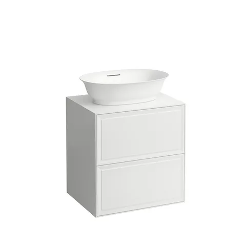 Laufen New Classic База под раковину подвесная, 580х450х600 мм, 2 ящика, цвет белый глянцевый (для раковины 812852, 812853)