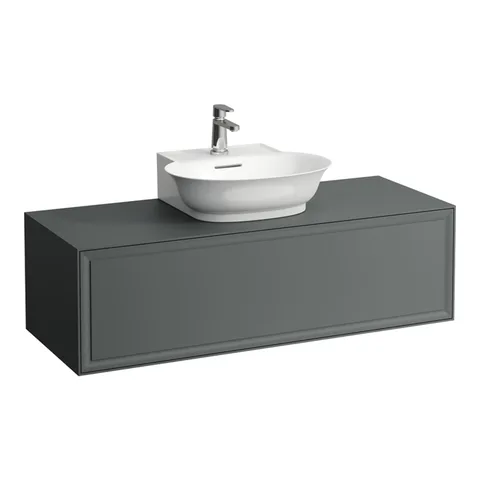 Laufen New Classic База под раковину подвесная , 1180х450х350 мм, 1 ящик, цвет серый (для раковины 816852)
