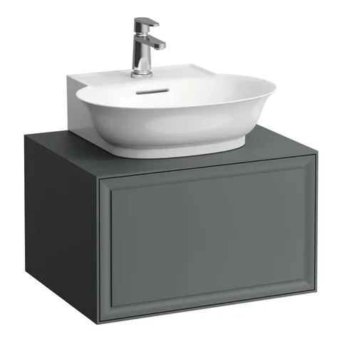 Laufen New Classic База под раковину подвесная , 580х450х350 мм, 1 ящик, цвет серый (для раковины 816852)