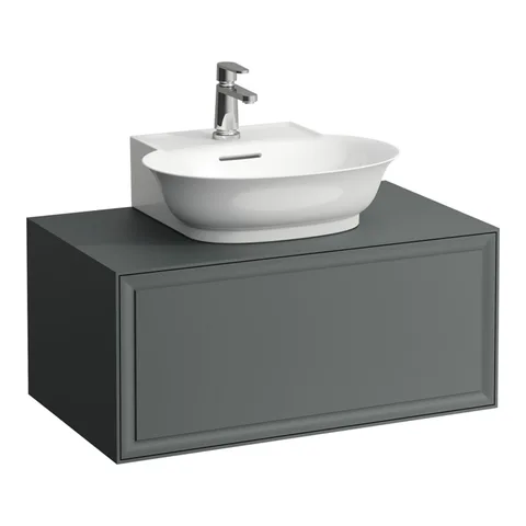 Laufen New Classic База под раковину подвесная , 780х450х350 мм, 1 ящиком, цвет серый (для раковины 816852)