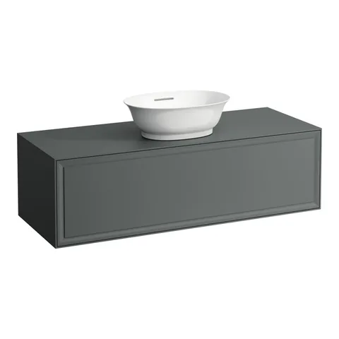 Laufen New Classic База под раковину подвесная , 1180х450х350 мм, 1 ящиком, цвет серый (для раковины 812852, 812853)