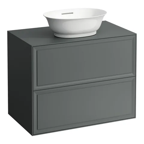 Laufen New Classic База под раковину подвесная , 780х450х350 мм, 2 ящика, цвет серый (для раковины 812852, 812853)