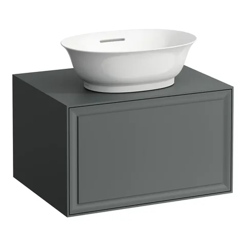 Laufen New Classic База под раковину подвесная, 580х450х350 мм,1 ящик, цвет серый (для раковины 812852, 812853)