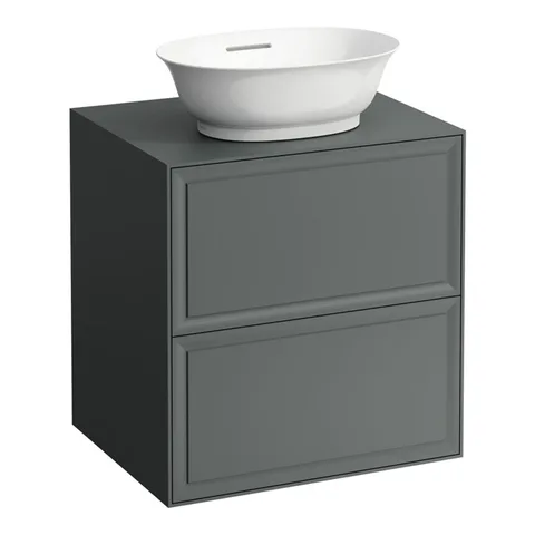 Laufen New Classic База под раковину подвесная, 580х450х600 мм, 2 ящика, цвет серый (для раковины 812852, 812853)