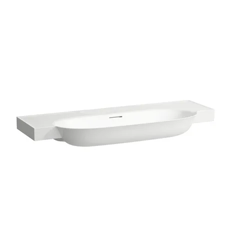 Laufen New Classic Раковина накладная овальная 1200х480х75 мм, без отв под смеситель,с переливом, цвет белый матовый