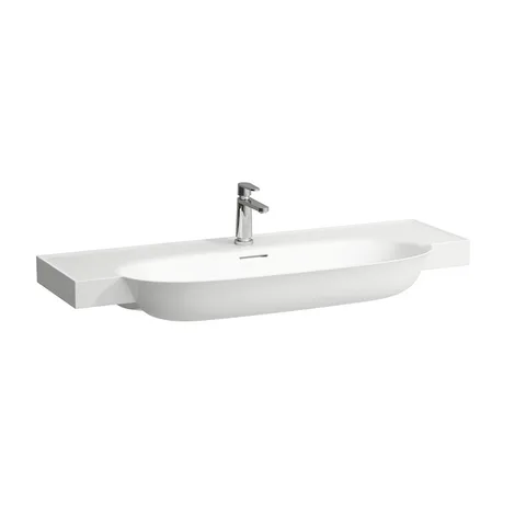Laufen New Classic Раковина накладная овальная 1200х480х75 мм, с 1 отв под смеситель,с переливом, цвет белый матовый