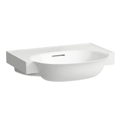 Laufen New Classic Раковина накладная овальная 600х480х75 мм, без отв под смеситель,с переливом, цвет белый