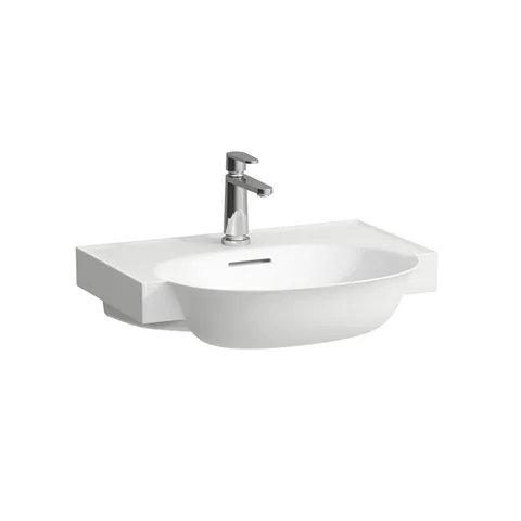 Laufen New Classic Раковина накладная овальная 600х480х75 мм, с 1 отв под смеситель,с переливом, цвет белый матовый