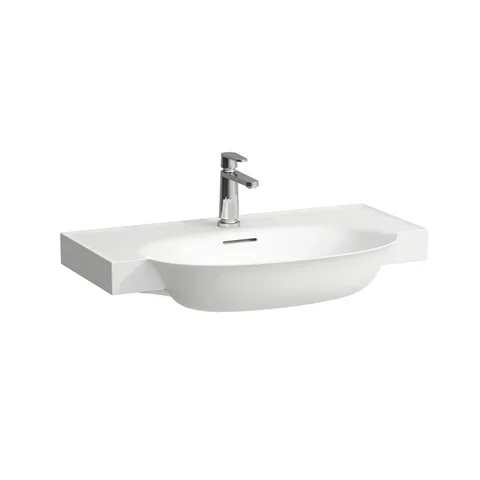 Laufen New Classic Раковина накладная овальная 800х480х75 мм, без отв под смеситель,с переливом, цвет белый матовый