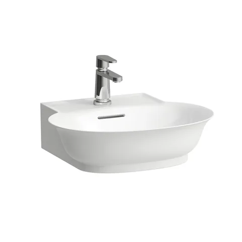Laufen New Classic Раковина подвесная овальная 500х450х135 мм, без отв под смеситель,с переливом, цвет белый